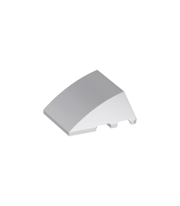 Light Bluish Gray Wedge 4 x 3 No Studs