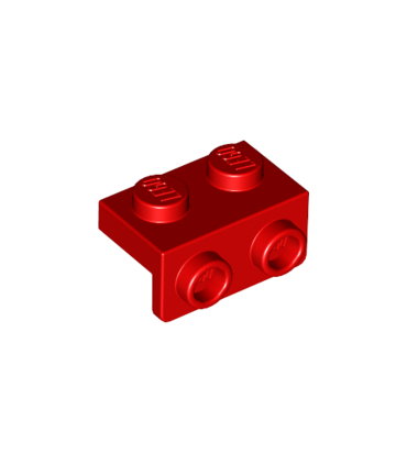 Red Bracket 1 x 2 - 1 x 2