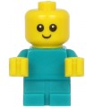 Baby - Dark Turquoise Body with Yellow Hands