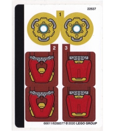 Sticker Sheet for Set 76140