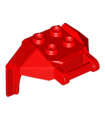 Red Large Figure Armor, Chest with 4 Studs and Bar Handle
