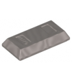 Flat Silver Minifigure, Utensil Ingot / Bar