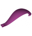 Magenta Panel 4 x 4 x 11 Curved Tapered with Clip at Each End
