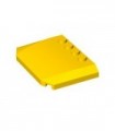 Yellow Wedge 4 x 6 x 2/3 Triple Curved