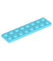 Medium Azure Plate 2 x 8
