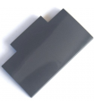 Dark Bluish Gray Slope, Curved 5 x 8 x 2/3