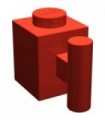 Red Brick, Modified 1 x 1 with Handle
