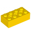 Yellow Technic, Brick 2 x 4 with 3 Axle Holes