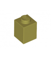 Olive Green Brick 1 x 1