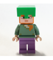Alex - Bright Green Helmet, Medium Lavender Legs