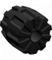 Black Wheel Hard Plastic Small (22mm D. x 24mm)