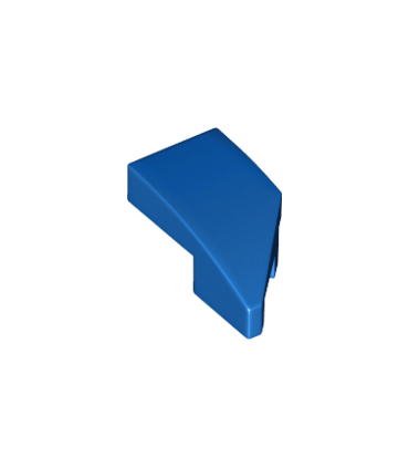 Blue Wedge 2 x 1 with Stud Notch Left