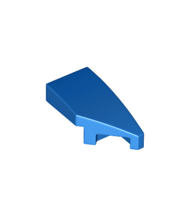 Blue Wedge 2 x 1 with Stud Notch Right