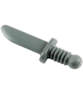Dark Bluish Gray Minifig, Weapon Knife
