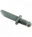 Dark Bluish Gray Minifig, Weapon Knife