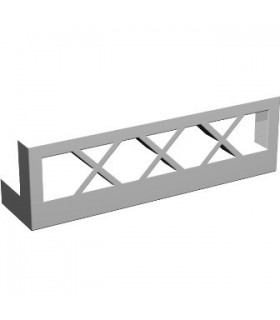 White Fence 1 x 4 x 1