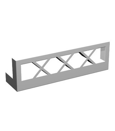 White Fence 1 x 4 x 1