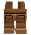 Dark Tan Hips and Legs with Black Pockets Pattern
