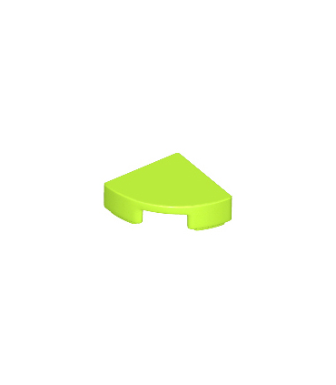 Lime Tile, Round 1 x 1 Quarter