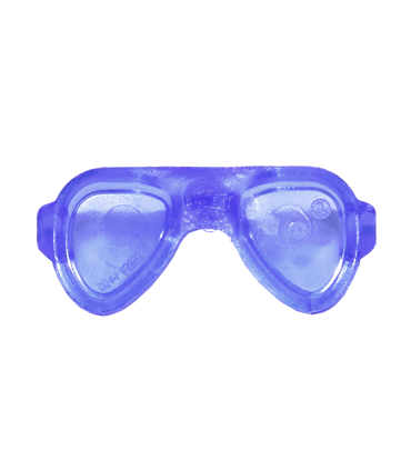 Trans-Purple Friends Accessories Sunglasses with Pin
