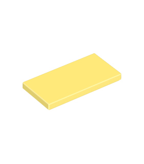 Bright Light Yellow Tile 2 x 4