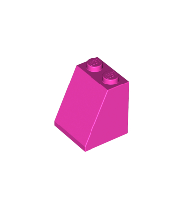 Dark Pink Slope 65 2 x 2 x 2 with Bottom Tube