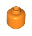 Orange Minifigure, Head (Plain)