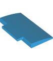 Dark Azure Slope, Curved 5 x 8 x 2/3