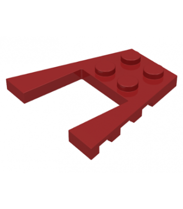 Dark Red Wedge, Plate 4 x 4