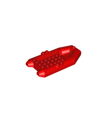 Red Boat, Rubber Raft 12 x 6 x 2