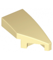 Tan Wedge 2 x 1 x 2/3 with Stud Notch Right