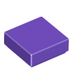 Dark Purple Tile 1 x 1 with Groove