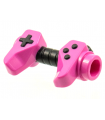 Dark Pink Minifigure, Utensil Game Controller, Holes on Sides for Bar with Black Buttons and Center Handle Pattern