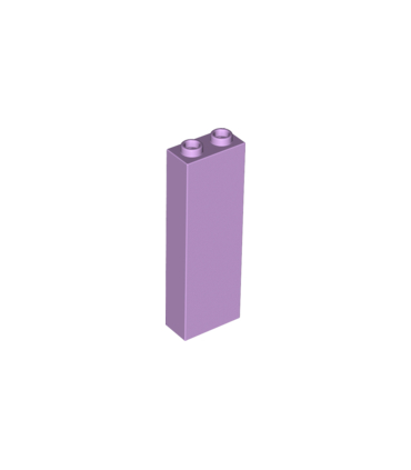 Lavender Brick 1 x 2 x 5 - Blocked Open Studs or Hollow Studs