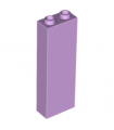 Lavender Brick 1 x 2 x 5 - Blocked Open Studs or Hollow Studs