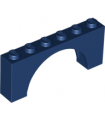 Dark Blue Arch 1 x 6 x 2 - Medium Thick Top without Reinforced Underside