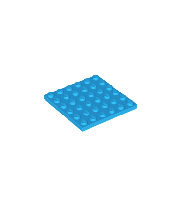 Dark Azure Plate 6 x 6