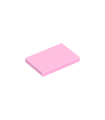Bright Pink Tile 2 x 3