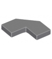 Dark Bluish Gray Tile, Modified Facet 2 x 2 Corner with Cut Corner
