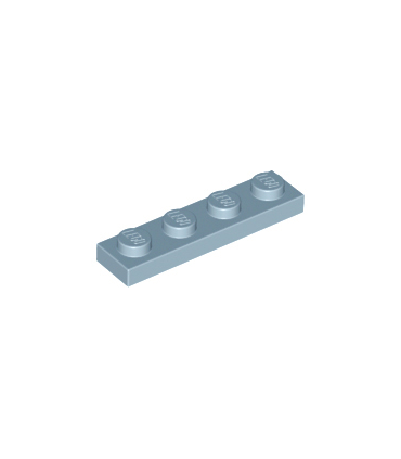 Sand Blue Plate 1 x 4