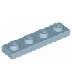Sand Blue Plate 1 x 4