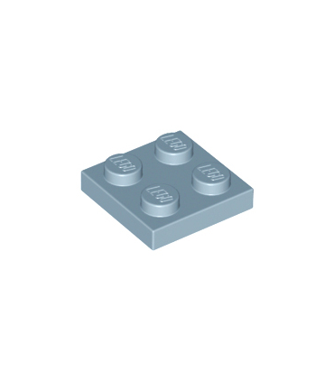 Sand Blue Plate 2 x 2
