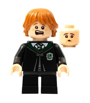 Ron Weasley - Slytherin Robe, Vincent Crabbe Transformation