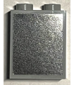 Light Bluish Gray Brick 1 x 2 x 2 with Inside Stud Holder with Mirror Pattern (Sticker) - Set 76386