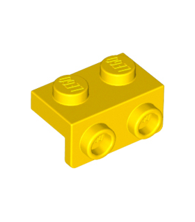 Yellow Bracket 1 x 2 - 1 x 2
