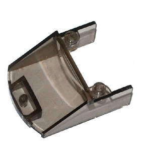 Trans-Black Windscreen 5 x 4 x 1 1/3