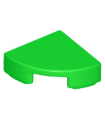 Bright Green Tile, Round 1 x 1 Quarter