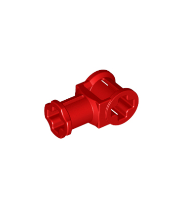Red Technic, Axle Connector with Axle Hole