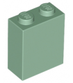 Sand Green Brick 1 x 2 x 2 with Inside Stud Holder