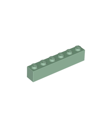Sand Green Brick 1 x 6